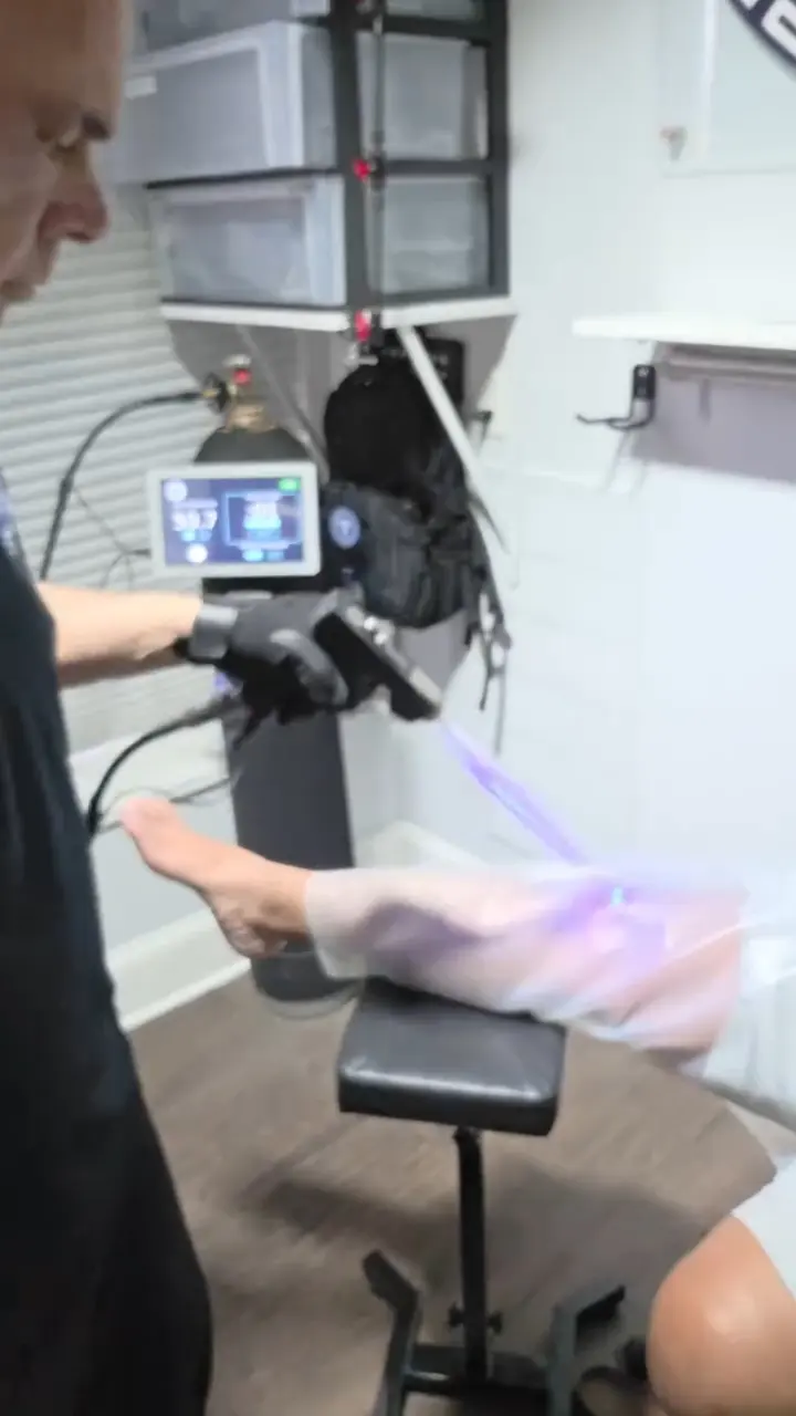 Foot and ankle treatment at New York Cryogen